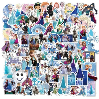 10/50/100/Csomag Disney matrica Fagyasztott 2 princess Sophia graffiti matrica robogó robogó bőrönd rajzfilm matricák játék