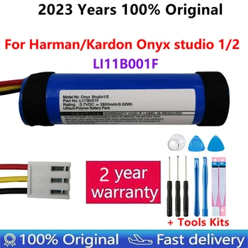 100% Eredeti, Kiváló Minőségű LI11B001F 2600mAh Csere Akkumulátor Harman Kardon Onyx Stúdió 1 2 a Bluetooth Hangszóró Akkumulátorok