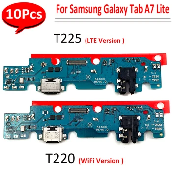 10db，ÚJ Javítás Töltés USB Port Csatlakozó Tábla Flex Kábel A Mikrofon Samsung Galaxy Tab A7 Lite T220 T225 Gyors