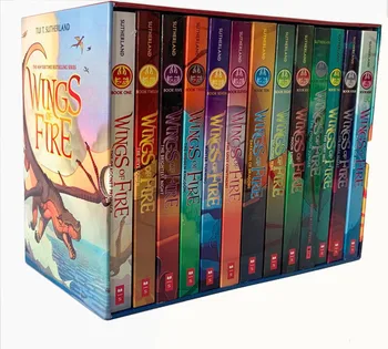 13 Könyvek Szárnya Tüzet Gyermekek kalandregény, sci-fi Híd Könyv angol Tanulás, Olvasás, Ajándék tankönyv, tanulmány, könyv