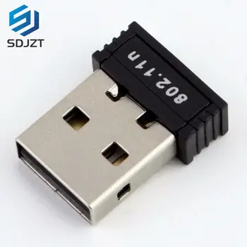 150Mbps Mini USB WiFi Adapter Dongle 802.11 b/g/n Vezeték nélküli Hálózati Kártya LAN Adapter a Raspberry pi Laptop, Asztali Számítógép 1 db