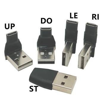 1DB USB 2.0 Férfi-Micro USB-Női Adapter Átalakító adatátviteli fel