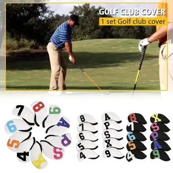 1SET Golf Vas Fedelét Tartós Golf Klub Vezetője védőburkolatok Golf-Tartozékok Headcover Protector Golf Kellékek