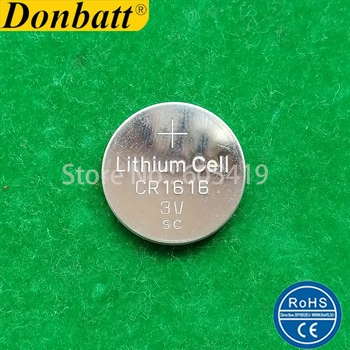 2000pcs/Sok CR1616 3V lítium gombelem akkumulátor érme sejtek Órák Játékok