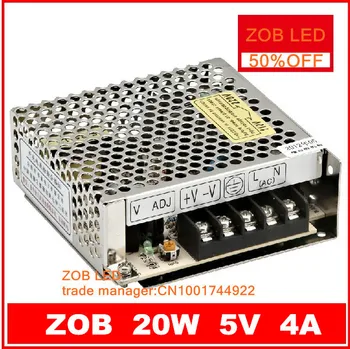 20W 4A 5V KIMENETI LED-Kapcsolóüzemű Tápegység,100~120/200~240V AC bemeneti,Kimeneti teljesítmény suply 5V a készletek-2DB/SOK