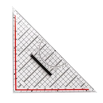 30CM Rajz Háromszög Vonalzó Multi-Function Rajz, Design Uralkodó Kezelni Szögmérő Mérési Uralkodó