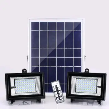 3PCS 30led 60led 80led 100led Solar Power LED-es Árvíz Fény Napelem +2DB Led-es Árvíz Lámpa Napelemes LED Kerti Világítás