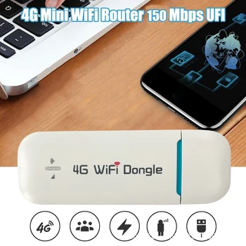 4G Wifi Router USB Dongle 150Mbps Modem Stick Mobil Vezeték nélküli Wifi Internet Kincs Hordozható Hotspot