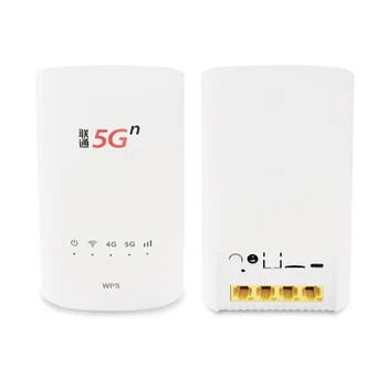 5G CPE Vezeték nélküli Router, Modem WiFi Hotspot 2.4 GHz vagy 5 ghz-es EU/usa/UK Kompatibilis 4G 3G Hálózat 9 LED Kijelző WiFi 5G CPE Modem