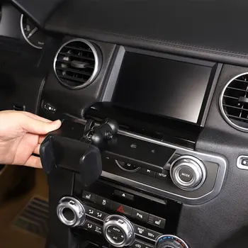 A Land Rover Discovery 4 LR4 2010-2016 Autós Navigációs Képernyő Előtt Mobiltelefon Tartó GPS Tartó Alumínium Kiegészítők