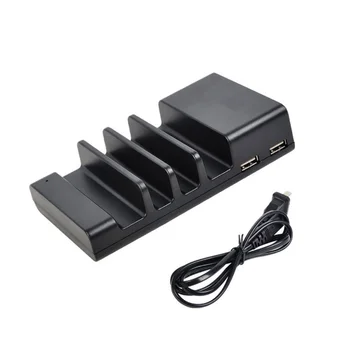 A Multi Port USB Töltő Jogosultja Gyors Töltés 4 Port Dokkoló Állomás Állni Hub Alap Telefon/Asztal/Óra/Power Bank Töltő