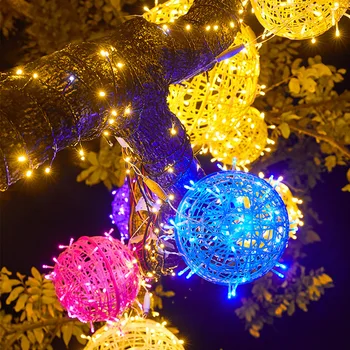 A szabadtéri Fesztivál, Dekoráció, karácsonyfa LED String fényfüzért Girland LED Világítás Haza Esküvő Ünnepi Fények