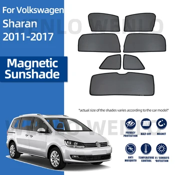 A Volkswagen Sharan 2011-2017 Szélvédő Háló Autó Napernyő, Üveg Ablak Árnyékoló Sunshield Belső Napellenző Mágneses Pajzs