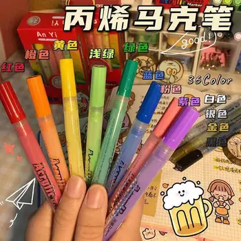 Akril jelölő toll robbanás gyermekek akvarell, toll, víz-alapú pigment akril toll 60 színű toll színes kerámia toll