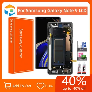 AMOLED Samsung Galaxy Note 9 Képernyő Csere Keret Samsung N960 Képernyő Cseréje SM-N960u N960a N960w LCD