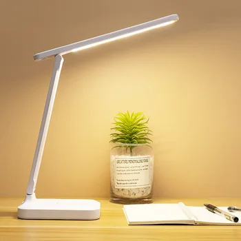 Asztali Lámpa Szemek Védelme Érintse meg Szabályozható LED Hallgató Kollégiumi Hálószoba Olvasó USB Újratölthető Asztal Különleges Ajándék