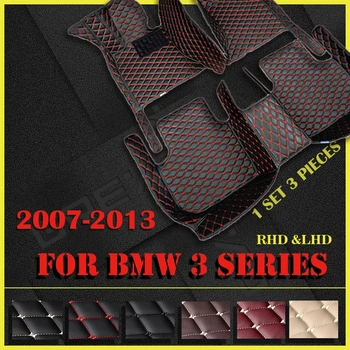Autó szőnyeg a BMW 3-as sorozat autó kabrió 2007 2008 2009 2010 2011 2012 2013 Egyéni auto láb Párna autó