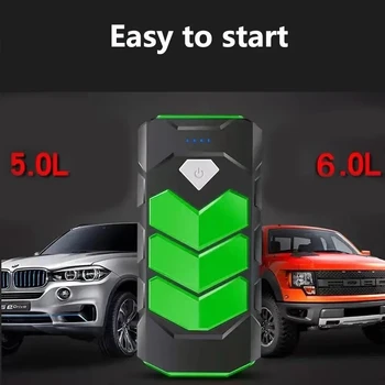 Autó Ugrik Induló Kezdő Készülék Akkumulátor Bank 98000mAh Jumpstarter Auto Buster Sürgősségi Emlékeztető Autós Töltő Jump Start