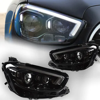 Autó Világítás Benz W213 Fényszóró Projektor Lencse E200 E300 E-Osztály Jel Fejét, Lámpa, Drl LED-es Fényszórók Autóipari Tartozékok