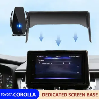 Autós Telefon Tartó Toyota Corolla 2019-2023 Autó Képernyőn Rögzített Konzol Vezeték Nélküli Töltés Okostelefon Támogatás Jogosultja