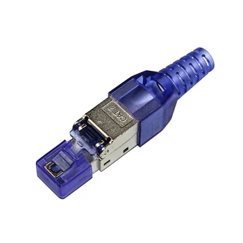 CCTV Ethernet Kábel Eszköz-kevesebb Kristály a Fejét Plug CAT7 RJ45 Csatlakozó Eszköz-les