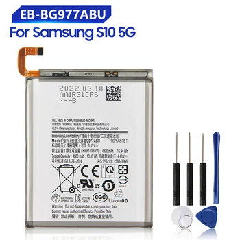 Csere Akkumulátor EB-BG977ABU Samsung GALAXY S10 5G Verzió S10 X Verzió Újratölthető Akkumulátor 4500mAh