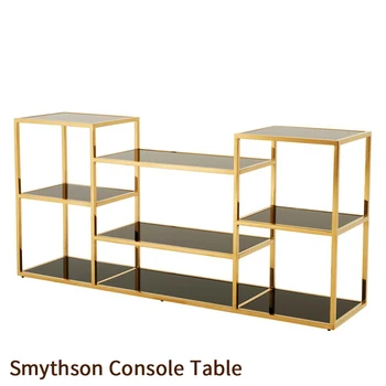 Egyedi Bútorok Smythson Konzol Asztal Smisson Bejárat Szekrény/Fény Luxus Folyosón Polc Lobby Táblázat