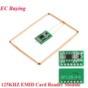 EM4100 RFID Kártya RFID Olvasó Modul UART 125Khz Az Arduino Olvasás Ujjlenyomat-AZONOSÍTÓ Kártya Testület Parkolóban, beléptető Rendszer,