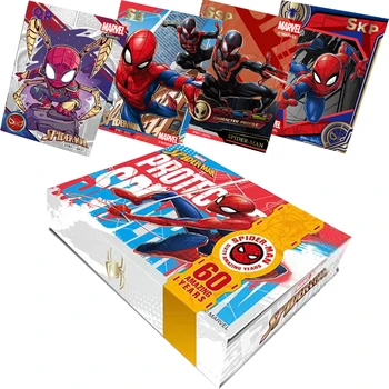 Eredeti Marvel Sorozat Kártyák Spider-Man a 60-ik Évfordulóját Gyűjtemény Korlátozott Karakter Kártya Anime Perifériás Játékok, a Gyermekek Ajándékok