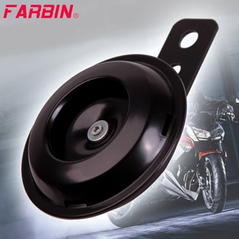 FARBIN Lemez Elektromos Kürt 12V 105db Hangos Mini Fém Vízálló Alarm Jelet Air Horn A Kerékpár Motorkerékpár, Autó Tartozék