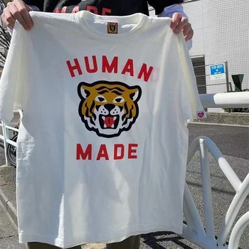 Harajuku Új 2023 Tigris Emberi Készült pólók Férfi Nő kiváló Minőségű Póló Grafikai Anime Ruhák, Pólók Y2k grafikus póló
