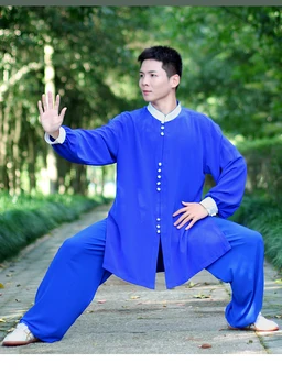 Harcművészet Egységes Kung-Fu Ruha Wushu Ruházat Tai Chi Ruhát Unisex Nők, Mind A Férfiak Pamut, Kender Kun Mester 2023 Új Stílus