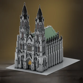 Kölni Katedrális építőkövei Moc Egyházi Építészet, Épület Modell készlet DIY Játékok 29709PCS Gyerekeknek Felnőtt Ajándék