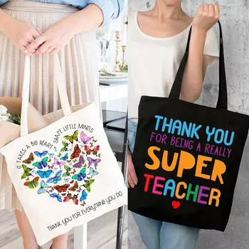 Köszönöm, Hogy Egy Nagyon Szuper Tanár Táska Tanár Bevásárló Táska tanárok Ajándékok Shopper Táska Tanár Ajándék