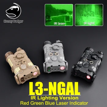 L3-NGAL Erős Lézer Mutató Taktikai Airsoft Fegyver, Magas, Erős, Zöld Lézer NGAL Red Dot Lézer Látvány Vadászat Lézer Készülék