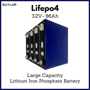 Lifepo4 Lítium Vas 3.2 V 86Ah Foszfát Akkumulátor DIY RV Akkumulátor Solar Tároló Rendszer Táborozó Jármű golfkocsi SUV