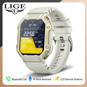 LIGE 2023 Android iOS Smart Óra Bluetooth Hívás Fitness Órák a Férfiak a Nők Szabadtéri Smartwatch Sport Karóra Okos Karkötő