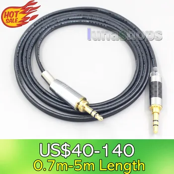 LN007121 4.4 mm XLR Fekete 99% - os Tisztaságú PCOCC Kábel Fülhallgató, Audio-Technica ATH-pro500mk2 PRO700MK2 PRO5V M50-M50RD