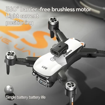 LS-S2S Szint 5 légellenállás 2.4 G WIFI FPV A 6K HD Kamera 25mins Repülési Idő Brushless Összecsukható RC Drón Quadcopter RTF