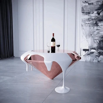 Luxus Gyémánt Dohányzóasztal Üvegszál Erősítésű Műanyag Otthon Bútor Gyönyörű Galvanizáló Eljárás