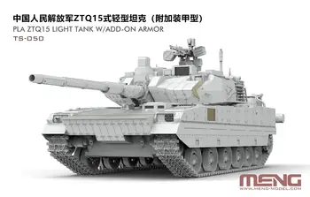 MENG TS-050 1/35 Skála PLA ZTQ15 Könnyű Tank w/Addon Páncél Tank Modell Készlet