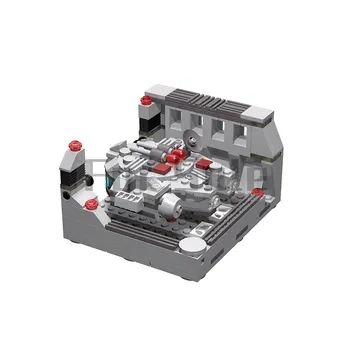 MOC-6103 dokkban Mini Millennium Falcon által Timeremembered építőelem-Modell Használjunk, Játék, Puzzle Gyerekeknek Ajándék