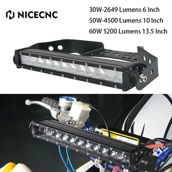NICECNC ATV-Fényszóró LED Head Light Bar 30W-2649LM / 50W-4500LM / 60W-5200LM Konzol Yamaha Raptor 700 700R 350 250R YFZ