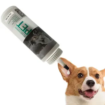 Pet Fül Tisztítása 50g Hordozható Otic Fül Öblítse Pet Fül Por Fájdalommentes szőrtelenítés Por Anti-kullancsok Tisztítás Kutya Termékek