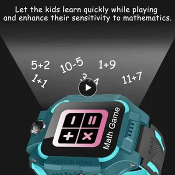 Q19 Gyerekek Smart Óra 2G Sim-Kártya WiFi+LBS Tracker SOS Cam Gyermekek Mobiltelefon Hang Chat Matematikai Játék Zseblámpa Gyerekek Intelligens Karóra