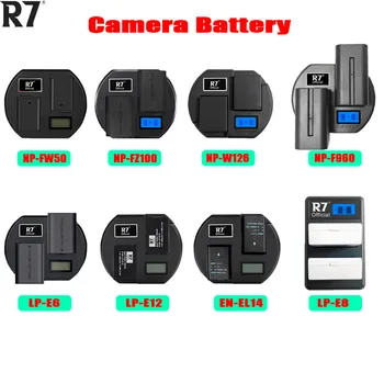 R7 LPE6 LPE8 LPE12 fényképezőgép akkumulátor Nikon EN-EL14 Akkumulátorral a Nikon, NP-FW50 NP-FZ100 NP-F960 a Sony NP-W126 w126 a Fuji