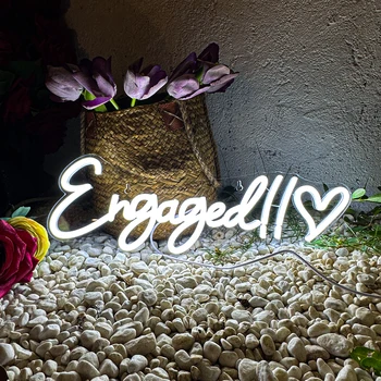 Részt Miss Mr Egyedi Esküvői Feleségül Neon felirat Led Vallomás Hálószoba Javaslat Art Fali Dekoráció Esztétikai Lámpa USB