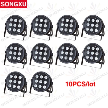 SONGXU 10db/sok Legújabb 9pcs*10W R,G,B,W 4IN1 nagyteljesítményű led-es par lámpa/SX-PL0910