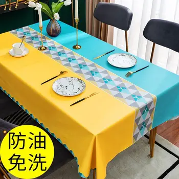 Terítő vízálló, olaj ellenálló, forrázás ellen, majd mossuk ingyenes PVC tea terítő ins étkező asztal mat