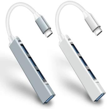 USB-C HUB 3.0 C Típusú 3.1 4 Port Több Splitter OTG Adapter A Xiaomi Lenovo Macbook 13 15 Számítógép Tartozékok